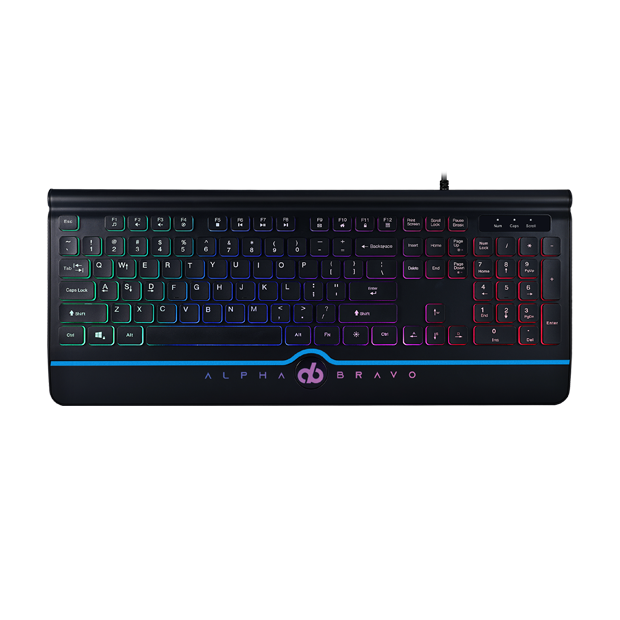 Alpha Bravo GK1 USB Gaming Keyboard - US Layout